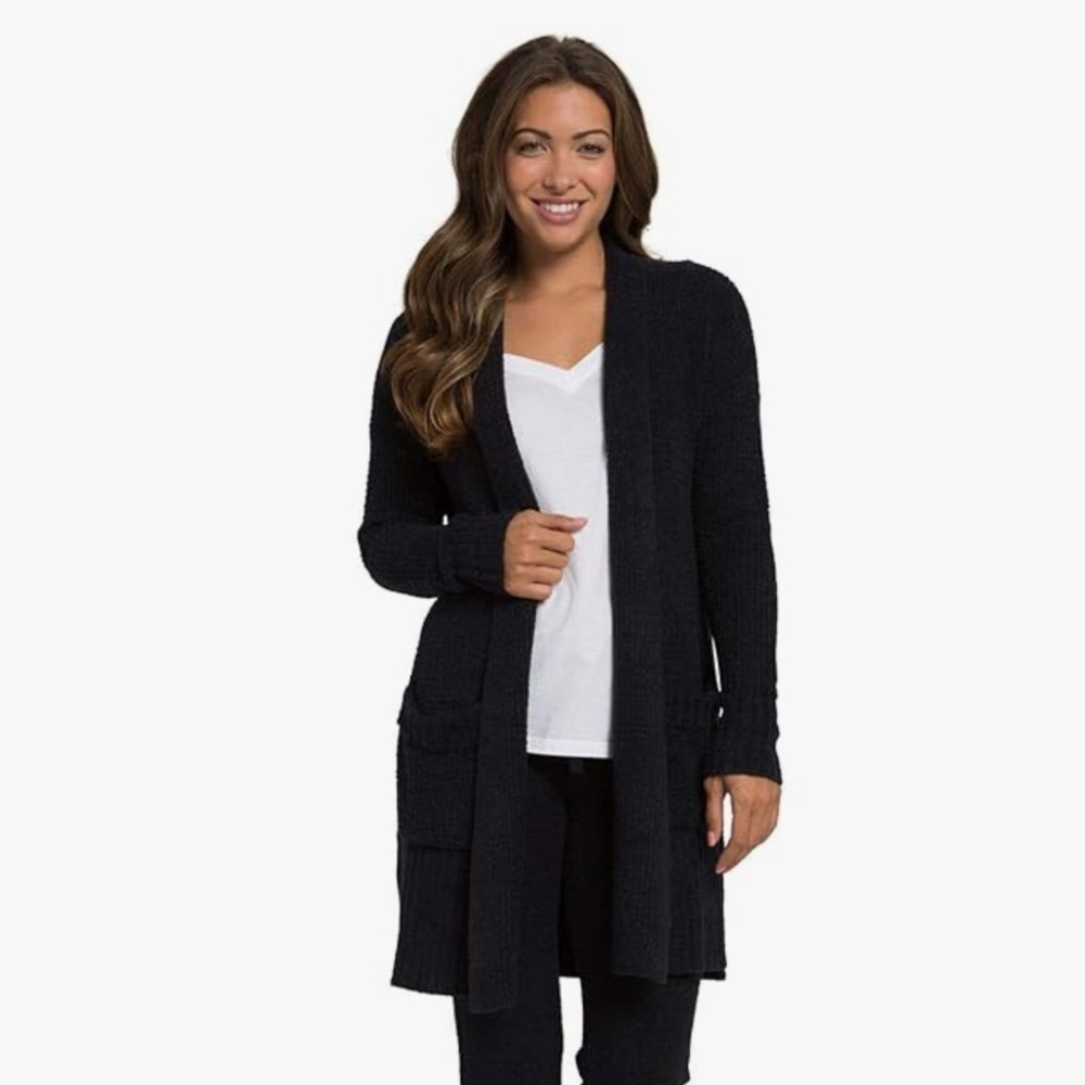 Barefoot Dreams Black Cardigan